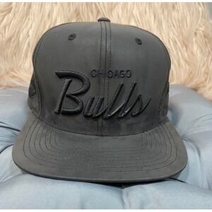 Mitchell & Ness Chicago Bulls Snapback Hat Black NBA Adult OSFM